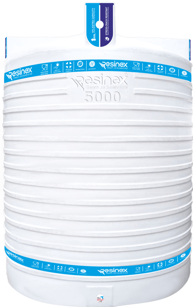 5000 litre Resinex water tank